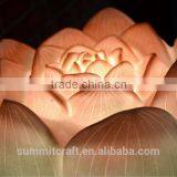 Resin Oriental Style Lotus Table Lamp thumbnail-4