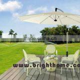 Fiber/Wicker Chair and Table thumbnail-2