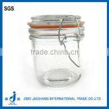 110ml Mini Airtight Glass Jar With Clamp Lid Glass for Honey thumbnail-1