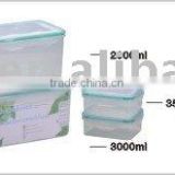 4pcs Rect. Air-Right Container