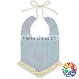 Fashion Baby Girls Floral Bandana Adjustable Strape Tassel Custom Baby Bibs thumbnail-3