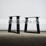 Resturant Wooden Coffee Table Iron Black 15 Inch Metal Bases,metal Bench Leg thumbnail-2