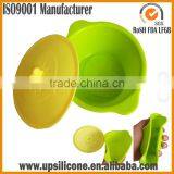 BPA Free Flexible Silicone Baby Bowl thumbnail-1