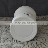 Hot Sale Porcelain White Christmas T-light Oil Burner With Hollow Design thumbnail-5