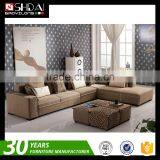 Contemporary Grey Fabric Sectional Sofa w Chaise and Pillows Modern Design Couch G1126 thumbnail-4