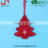 BSCI Audit Factory Cheap Price Christmas decoration Felt Ornaments non-woven hanging tree