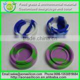 Mixing Colors Silicone Container for Oil, Colorful Silicone Jar thumbnail-5