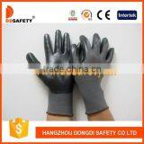 DDSAFETY 2017 Big Discount Luva Nitrilo Revestido Grey Nylon Shell Nitrile Coated Gloves thumbnail-1
