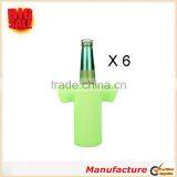 Collapsible Neoprene T - Shirt Shaped Beer Sleeve Customized Outdoor Beer Sleeves thumbnail-4