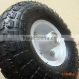 10" Pneumatic Tire With White Hub thumbnail-1