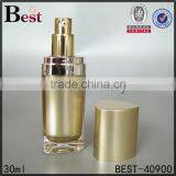 Series Set 15ml 30ml 50ml Bottle Special Triangle Shape Gold Plastic Acrylic Bottle Luxury Cosmetic Jars for Cream Lotion thumbnail-4