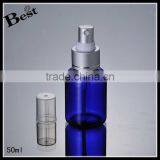 Hot Selling Cosmetic Toner Fragrance Perfume 2017 Hot New Products Blue Empty 50ml Plastic Spray Bottle Wholesale thumbnail-6