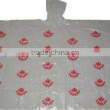High Quality Easy to Take Disposable Plastic Rain Poncho for Outdoor Events