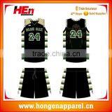 Hongen Apparel American Chicago Basketball League Uniform Design Round Neck Basketball Jersey thumbnail-1