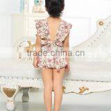 Bulk Wholesale Baby Clothes Kids Floral Bubble Romper thumbnail-5