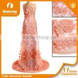 2016 Bestway New Arrival 3D Flower Embroidery Net Lace French Tulle Lace For Party Dress FL1333 thumbnail-1