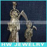 Final Destination, Death Pendant. Sterling Silver Jewelr Pendant. thumbnail-1