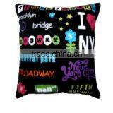 Multi Design Patched and Embroider Cushion Cover thumbnail-1