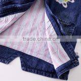 S60605B 2017 New Baby Girls Embroidery Hooded Jeans thumbnail-4