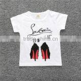 S17496A Hot Girl Letter Girls Cotton Short T-shirt Summer T Shirt thumbnail-2