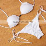 Wholesale Red Scalloped Sexy Bikini thumbnail-2