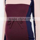 Mamalicious Color Block Body-Conscious Dress China Supplier thumbnail-1