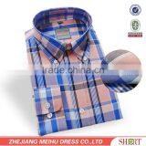 Men Casual Shirts Pictures Welcomed Plaid Fabric Indian Style Shirt Men thumbnail-1