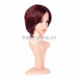 Hot Sale Large Stocks! Red Short Hair Wig, Fashion Spiky Hair Wigs, Synthetic Hair Wig thumbnail-2