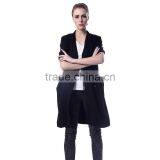 Spring Women's Casual Trench Coat Solid Long Sleeves Turn-down Collar Outerwear Open Stitch Thin Loose Coat thumbnail-2