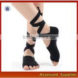 FXS147/ Custom Women Toeless Gym Pilates Yoga Toe Socks thumbnail-1