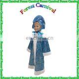 87068 Sexy Snowman Costume With Crown For Kids thumbnail-1