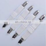 4-Piece Adjustable Bed Corner Holder Elastic Suspenders Clips thumbnail-1