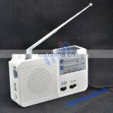 RD-369 Fashion Design Portable Mini Weather Solar Radio With LED Flashlight thumbnail-2