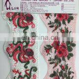 2017 Custom Decorative Multicolor Polyester Flower Design Lace Trim thumbnail-3