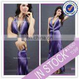 New Purple Chiffon Prom Dress Cocktail Party Evening Gown Size 6 8 10 12 14 thumbnail-1