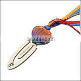 Glue Sticker Color Ribbons Tassel Brief Paragraph Metal Customized Gift Promotional Bookmark thumbnail-2