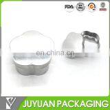 Flower Shaped Nature Food Grade Cake Packaging Tin Box Container