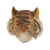 Ho Display Custom Animal Head Home Hotel Decoration Wall Mounted Fiberglass Tiger Head thumbnail-4