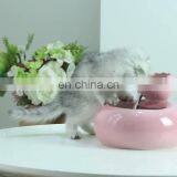 Auto Cyclic Water Ceramics Pet Dog Bowl Pet Feeder Cat Bowl Neck Protection thumbnail-1