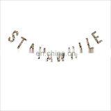 Eco-friendly Products Felt Wedding Garland Flags Bunnting thumbnail-3