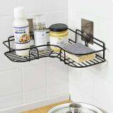 Bathroom Corner Shelf /Wall Mounted Toilet Kitchen Shelf Storage Rack thumbnail-5