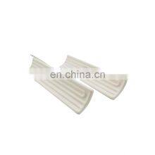 220V 240*60mm Curved Ceramic Far Infrared Heater 650W/1000W IR Hetaing Plate 4 Wires With Thermocouple thumbnail-1