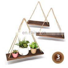 Набор из 3 вешалок - полок из переработанного дерева размером 17\