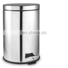 Лучшие продажи. 5-литровые мусорные ведра. Основные бытовые ведра из нержавеющей стали с матовым зеркальным покрытием и педальным приводом thumbnail-5