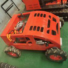 Lawn Mower With Wheel Grass Cutter Machine Remote Control Gasoline Engine Lawn Mower thumbnail-2