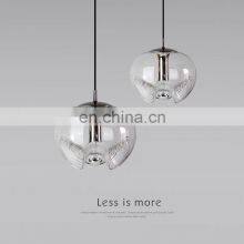 Hot Sale Single Ball Glass Chandelier Decor Design LED Pendant Light For Dining Room Living Room Bedroom Led Hanging Lamp thumbnail-4