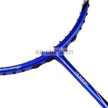 Speed X Blue Color Full Carbon Graphite Custom 5u Badminton Racket thumbnail-2