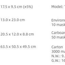 3 Ply Type IIR Medical Surgical Mask (Ear-Loop) CE Marked and Meets the Requirements of EN14683:2019 Type IIR thumbnail-5