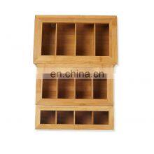 Kitchenware New Design High Quality Multifunction Organizer Bamboo Storage Box Pantry Organizer Kitchen & Tabletop thumbnail-1