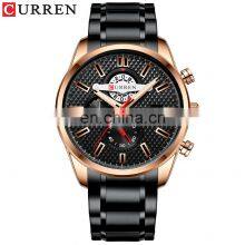 CURREN Brand Men Watch Mens Watches Top Brand Fashionable Men Match Stainless Steel Gold Watch thumbnail-5